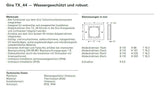 GIRA 021267 Abdeckrahmen 2fach TX_44 WG UP Anthrazit