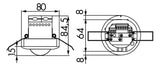 BEG 92165 PD2-M-2C-DE weiß