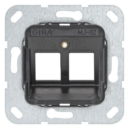 GIRA 560200 Modular Jack MJ-02 2fach Tragring