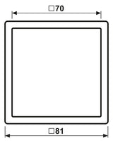 Jung AL2981D Rahmen 1fach LS/FD-design Aluminium dark