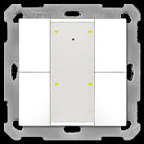 MDT BE-TA55P4.G2 Taster Plus 55 Plus 4fach Reinweiß glänzend