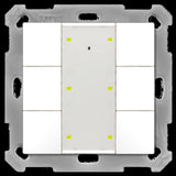 MDT BE-TA55P6.G2 Taster Plus 55 6fach Reinweiß glänzend