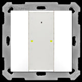 MDT BE-TA55P2.G2 Taster Plus 55 2fach Reinweiß glänzend