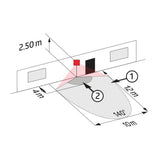 BEG 91121 LC-Click 140 schwarz LUXOMAT Bewegungsmelder