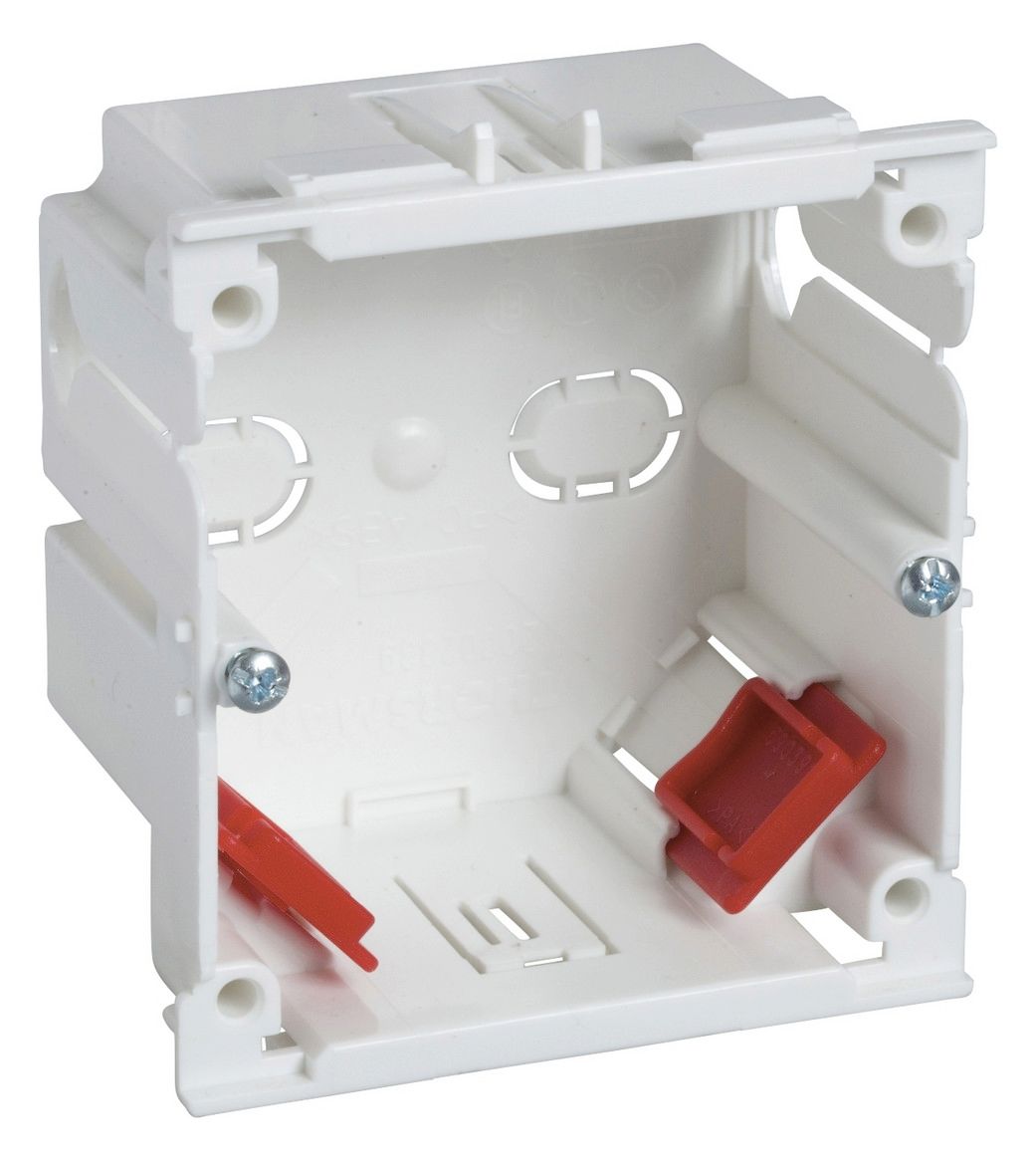 Schneider 5586150 Geräteeinbaudose 1fach 2 Zugentlastung