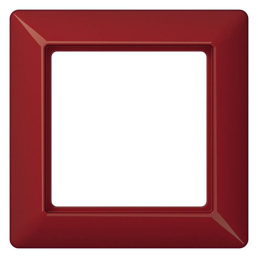 Jung AS581BFRT Rahmen 1fach bruchsicher Serie AS rot