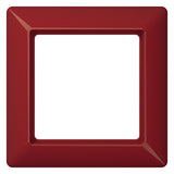 Jung AS581BFRT Rahmen 1fach bruchsicher Serie AS rot