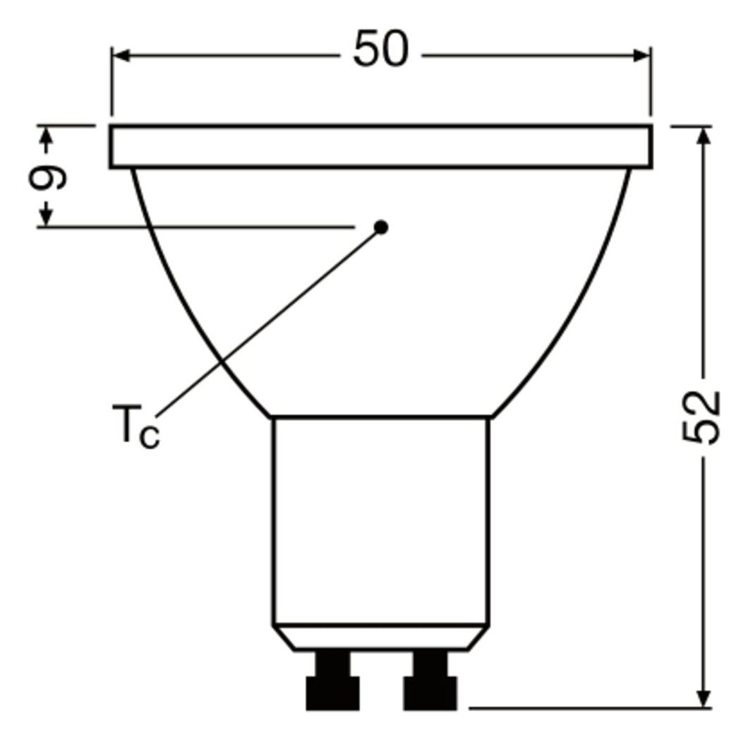 Ledvance LED PAR16 DIM P 7W 940 GU10