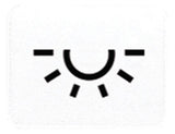 Jung 33LWW Symbol Licht f.CD500 WG600 AP600 alpinweiß
