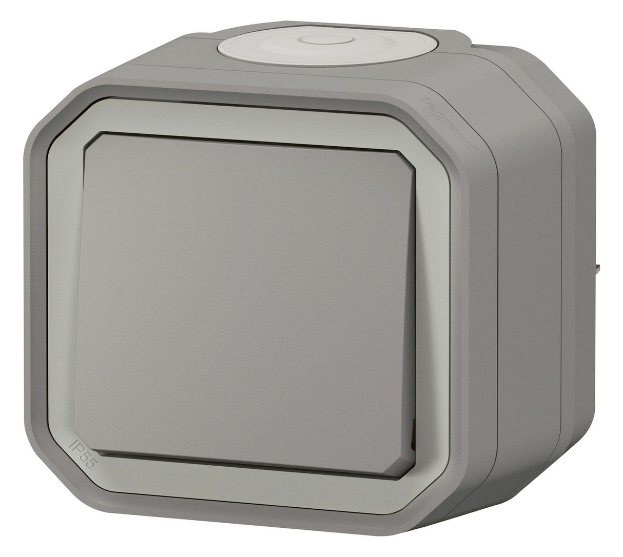 Legrand 069720L Plexo New FRAP Taster 10 A Steckkl.(SL) IK 08 Grau