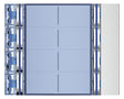 BTicino 352181 Frontblende Ruftasten- modul SFERA 8RT-D Allmetal