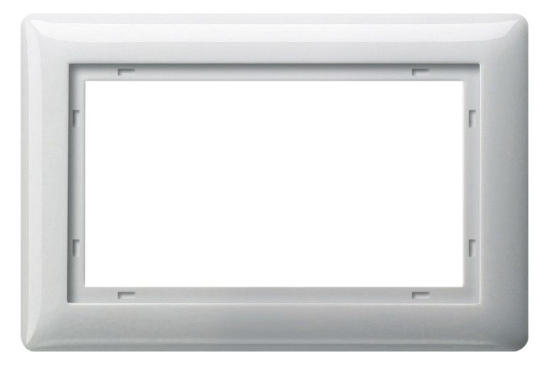 GIRA 100103 Abdeckrahmen 1,5fach Standard 55 Reinweiß glänzend