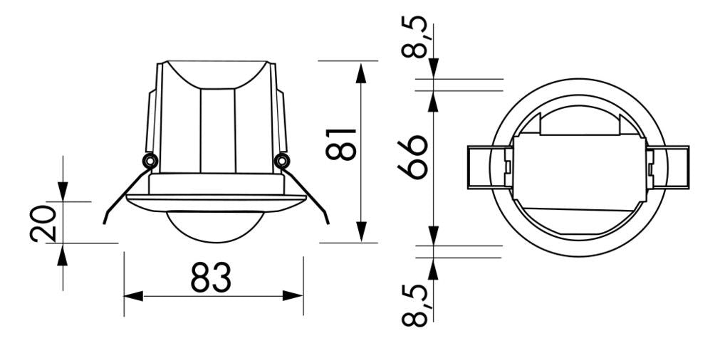 BEG 92184 PD3N-1C-DE Micro weiß