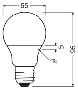 Ledvance CLASSIC A V 4.9W 827 FR E27 klassische Kolbenform