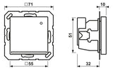 Jung A1539-OWWLNW LED-Orientierungslicht m.Sensor