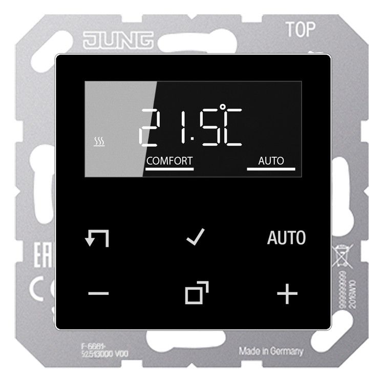 Jung TRDA1790SW Raumtemperaturregler m.Display Standar