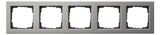 GIRA 021533 Abdeckrahmen 5fach E2 Edelstahl