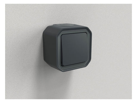 Legrand 069761L Plexo New FRAP W/m 10 AX Steckkl.(SL) IK 08 Anthrazit