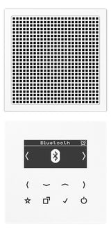 Jung DABLS1BTWW Smart Radio DAB+m.Bluetooth-Set Mono