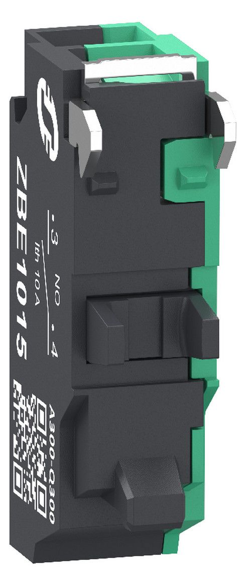 Schneider ZBE1015 Hilfsschalterblock 1S D22mm Spring Clamp