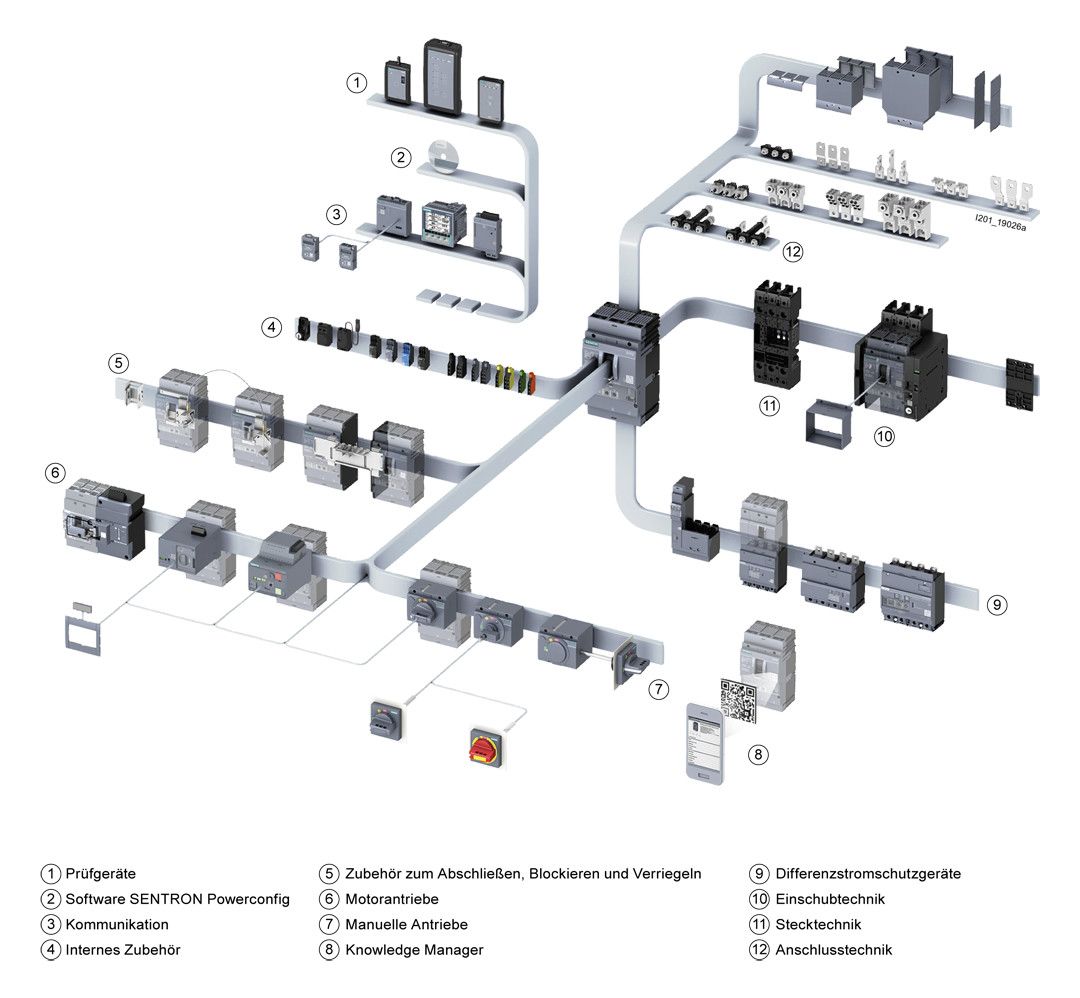 Siemens 3VA9988-0AA12 Hilfsschalter 7mm Bauhöhe