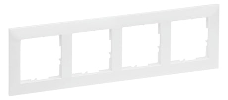 Legrand 765174 SEANO 4-fach Rahmen in der Farbausführung Ultraweiß