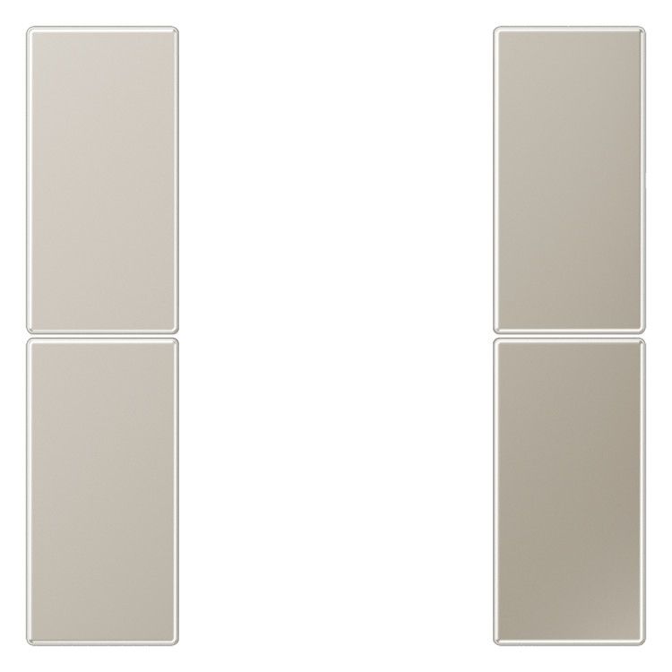 Jung ES2502TSA Tastensatz 2fach kpl LS/FD-design Edelstahl