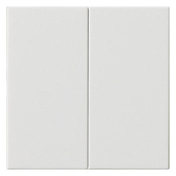 GIRA 536203 S3000 Bedienaufsatz 2fach Reinweiß glänzend