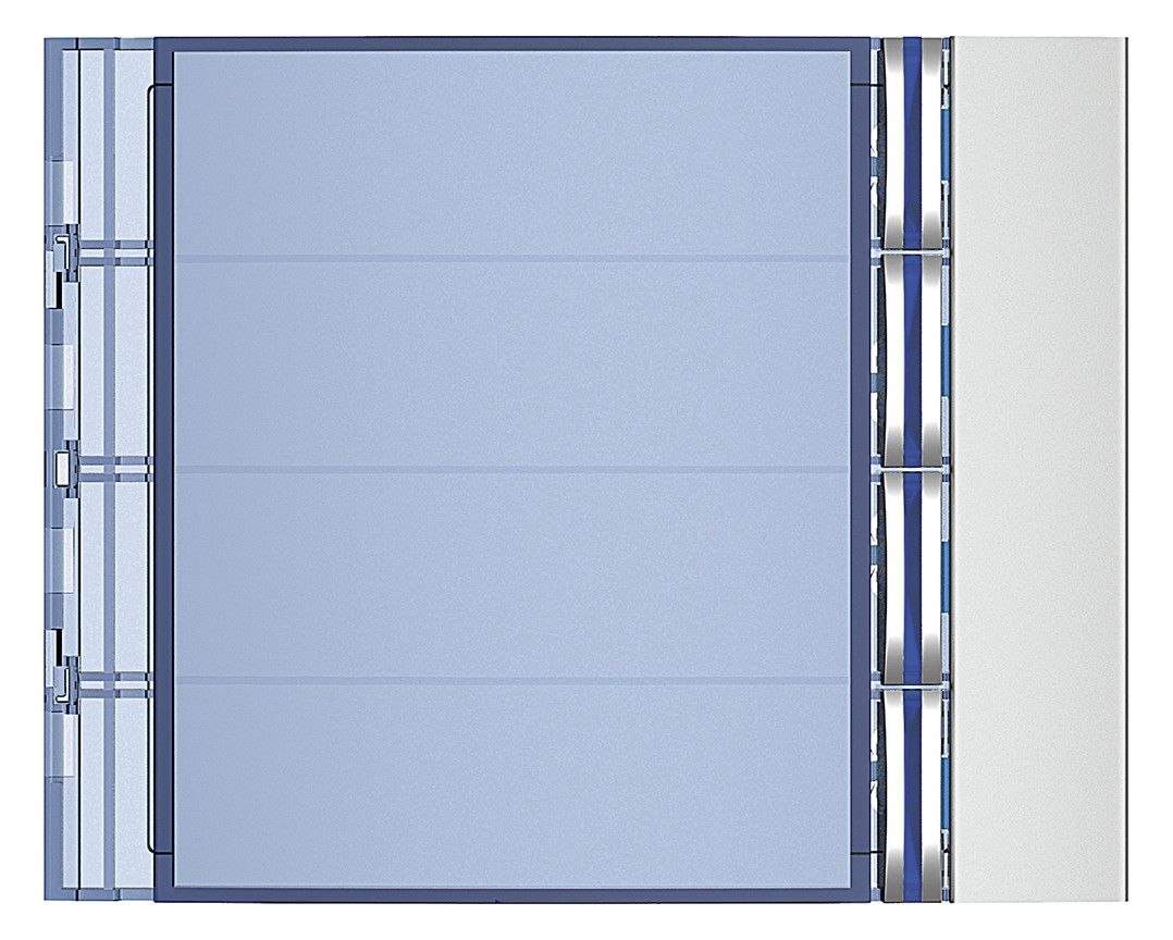 BTicino 352041 Frontblende Ruftasten- modul SFERA 4RT Allmetal