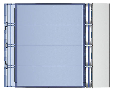 BTicino 352041 Frontblende Ruftasten- modul SFERA 4RT Allmetal