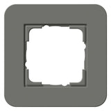 GIRA 0211423 Abdeckrahmen 1fach E3 Dunkelgrau/Anthrazit Soft-Touch