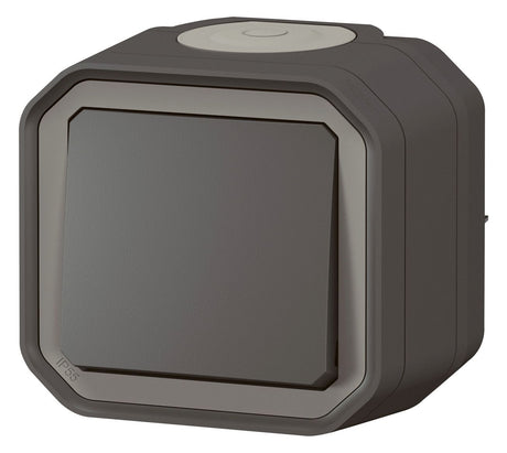 Legrand 069790L Plexo New FRAP Taster 10 A Steckkl.(SL) IK08 Anthrazit