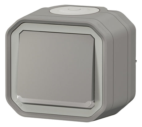 Legrand 069712L Plexo New FRAP W/m Kontroll 10 AX Steckkl.IK 08 Grau