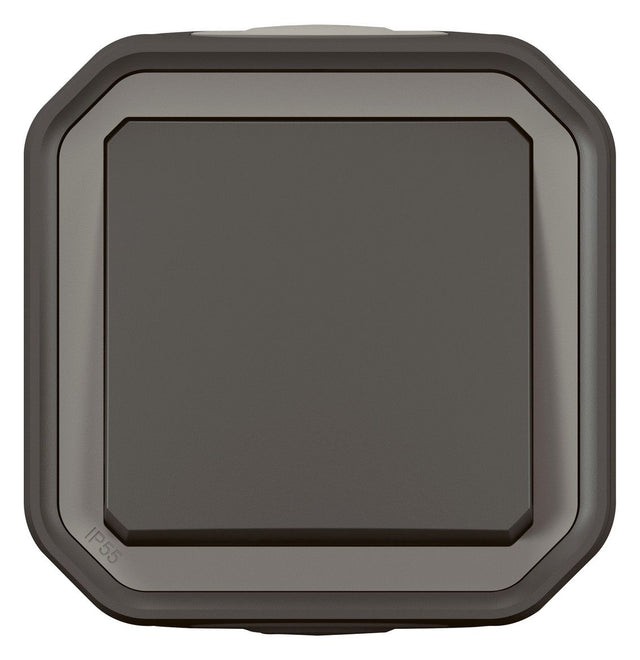Legrand 069790L Plexo New FRAP Taster 10 A Steckkl.(SL) IK08 Anthrazit