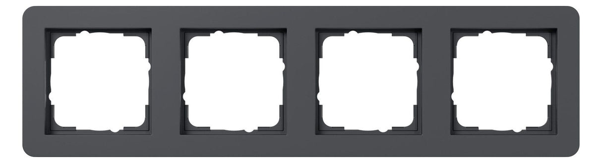 GIRA 0214152 Abdeckrahmen 4f Gira E1 Anthrazit