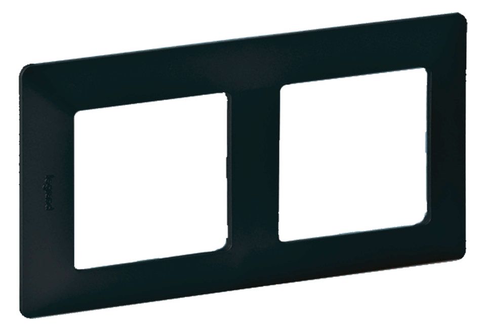 Legrand 754252 Rahmen 2-fach Valena Life schwarz