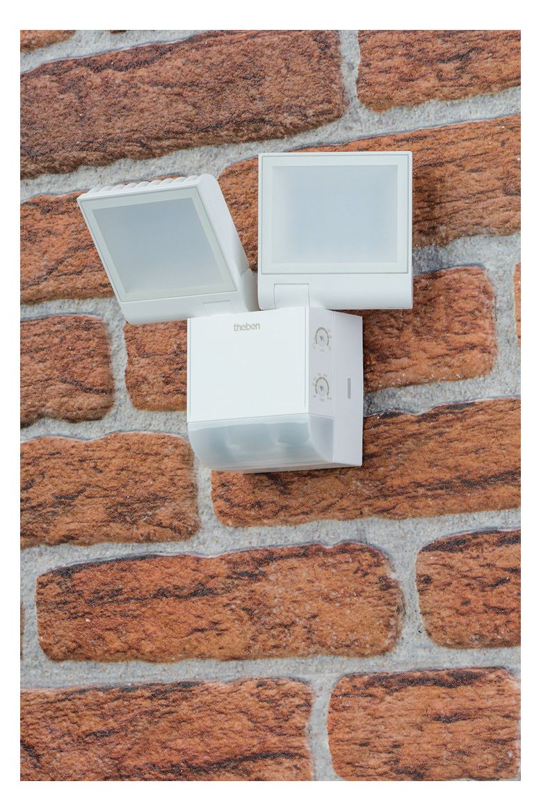 Theben theLeda S17-100 WH LED-Strahler m.Bew.melder f.Wandm. 17W ws 1020802