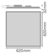 Ledvance PL CMFT 625 P 33W 840 U19 DALI 4320lm DALI VR Comfort Panel Performance