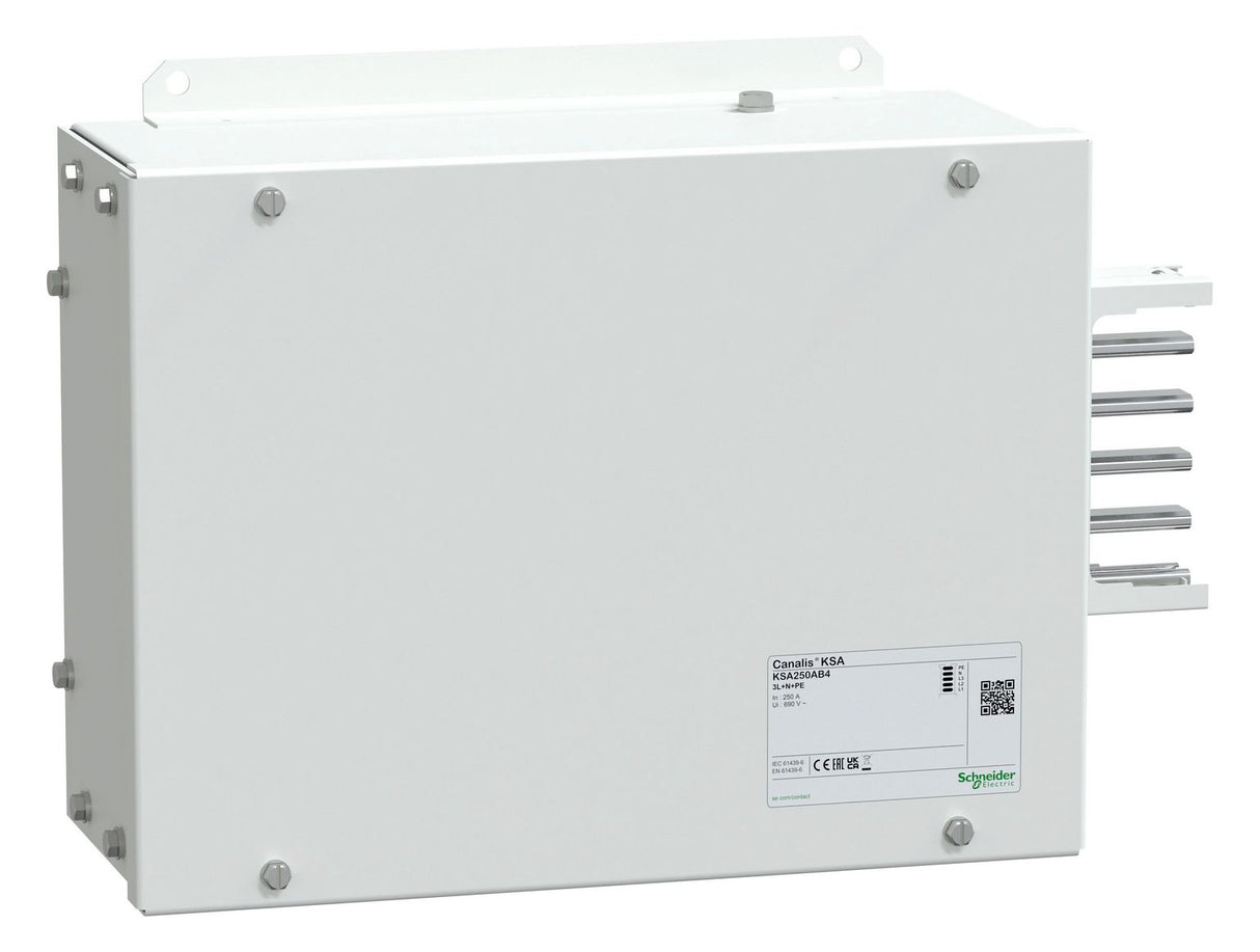 Schneider KSA250AB4 Canalis Einspeise- kasten 250A Strangende links/rechts
