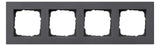 GIRA 0214235 Abdeckrahmen 4fach flach E2 Anthrazit