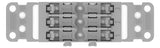WAGO 221-2503 Befestigungsadapter mit Grau