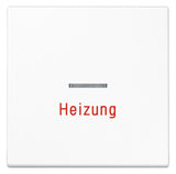 Jung LS990HWW Wippe Heizung Notschalter m.Lichtleiter alpinweiß