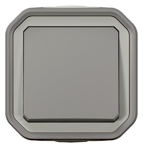 Legrand 069720L Plexo New FRAP Taster 10 A Steckkl.(SL) IK 08 Grau