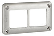 Legrand 077852 Rahmen 2-fach waagerecht/ senkrecht Soliroc IP55 IK10 grau