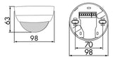 BEG 92580 PD4-M-1C-AP weiß LUXOMAT Präsenzmelder