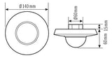 Esylux MD 360i/24 weiß Decken