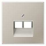 Jung ES2969-2UA Abdeckung f.IAE/UAE 2x8polig LS Edelstahl