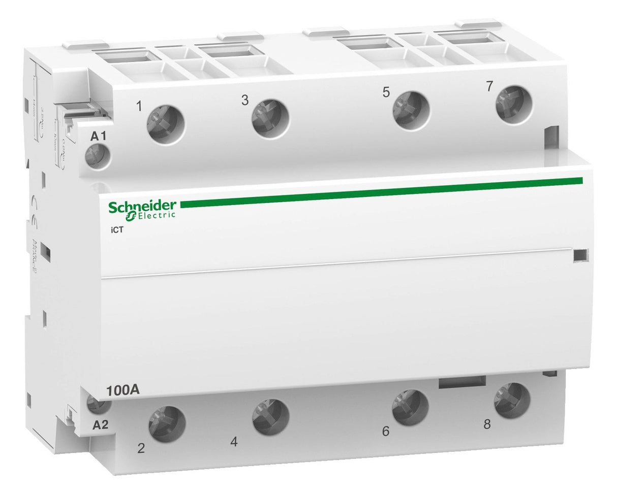 Schneider A9C20884 Inst.Schütz ICT 4S 100A 220-240VAC