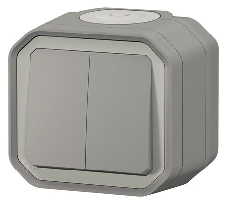 Legrand 069714L Plexo New FRAP Serienschalter 10 AX Steckkl.IK08 Grau