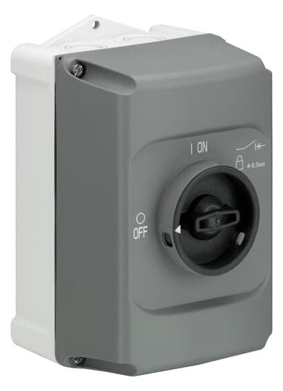 ABB IB132-G Isolierstoffgehäuse grau/ Grau / Schwarz